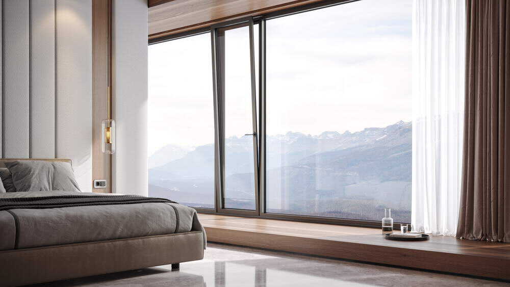 悦界90内倒侧滑窗-室内