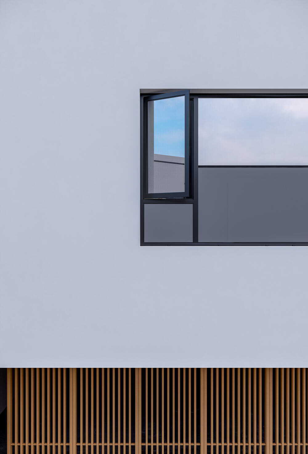 WOY110外开窗纱一体