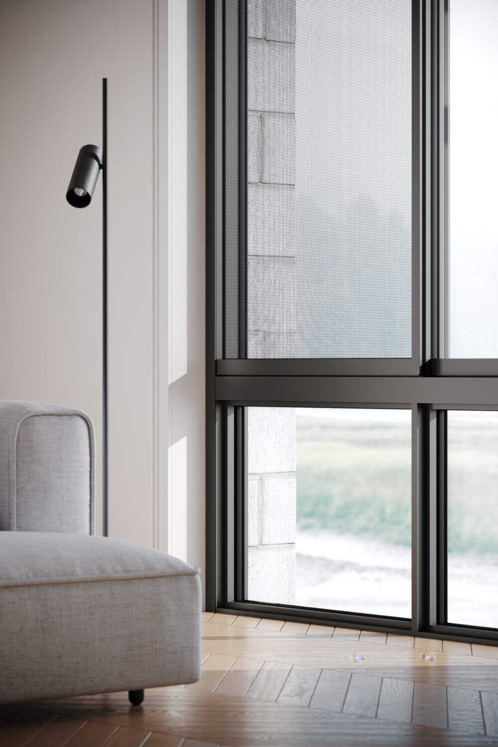 WPY140全景悬浮推拉窗-细节