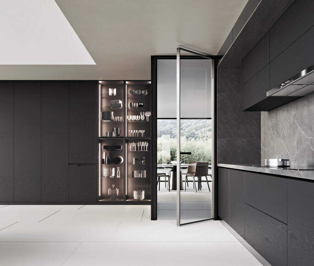 DS45极窄平开门-厨房